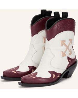 Off-White c/o Virgil Abloh Cowboy Boots SANTIAGO - Pink