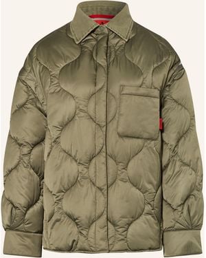 MAX&Co. Steppjacke GIUGNO mit abnehmbaren Ärmeln - Grün
