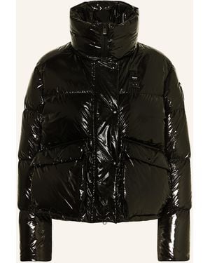 Blauer Daunenjacke CLARE - Schwarz