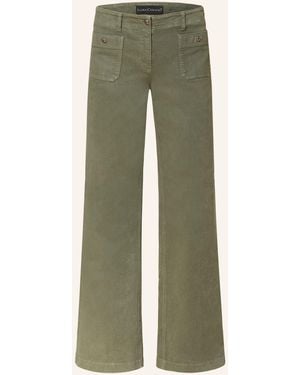 Luisa Cerano Wide Leg Jeans - Grün