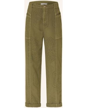 Ba&sh 7/8-Hose GIANY - Grün