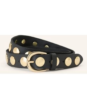 B. Belt Ledergürtel LUNA mit Nieten - Schwarz