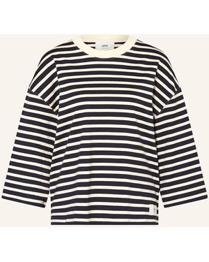 Ami Paris Oversized-Shirt mit 3/4-Arm - Schwarz