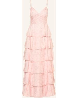 hey kyla Abendkleid mit Volants - Pink