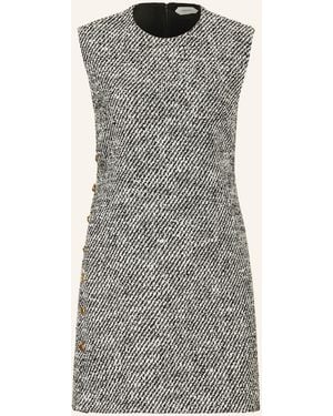 Versace Bouclé-Kleid - Grau