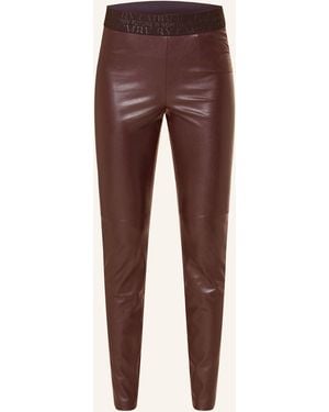 Cambio Leggings RANDA in Lederoptik - Lila