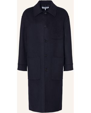 Loewe Wollmantel - Blau