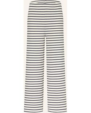 s.Oliver RED Marlenehose aus Jersey - Weiß