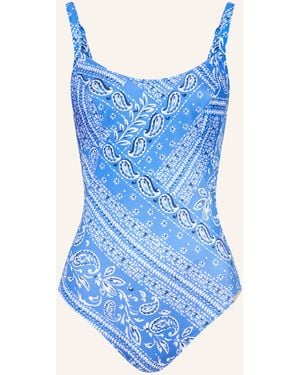 LIDEA® Badeanzug BANDANA - Blau