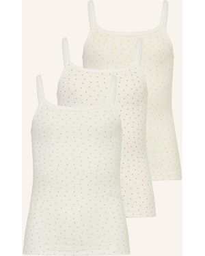 Petit Bateau 3er-Pack Tops - Natur