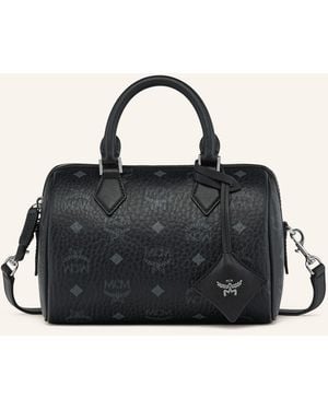 MCM Handtasche ELLA BOSTON VISETOS - Schwarz