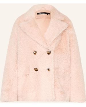 MARC AUREL Cabanjacke aus Kunstfell - Pink