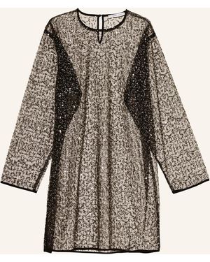 Samsøe & Samsøe Kleid SAMALLY mit Schmucksteinen und Pailletten - Schwarz
