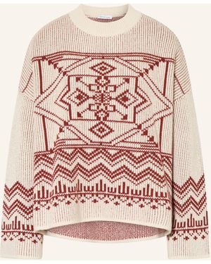 Mrs & HUGS Pullover mit Cashmere - Pink