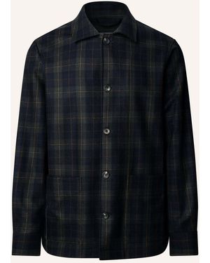 Hackett Freizeithemd SR BLACKWATCH OSHIRT - Blau