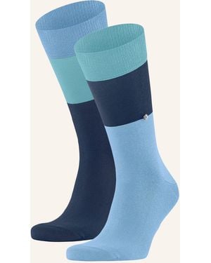 Burlington 2er-Pack Strümpfe MAGIC - Blau