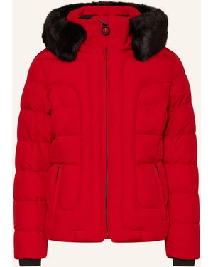 Wellensteyn Steppjacke BELVITESSE mit Kunstpelz - Rot