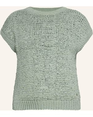 BETTY&CO Strickpullover mit Rundhalsausschnitt - Grün