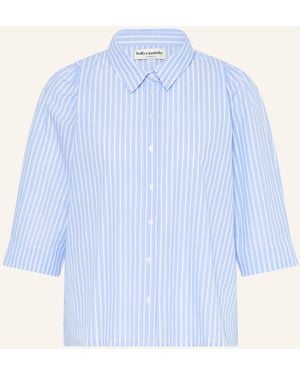 Lolly's Laundry Blusenshirt BONOLL mit 3/4-Arm - Blau