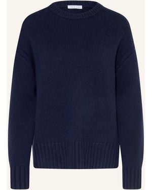 Mrs & HUGS Oversized-Pullover mit Cashmere - Blau