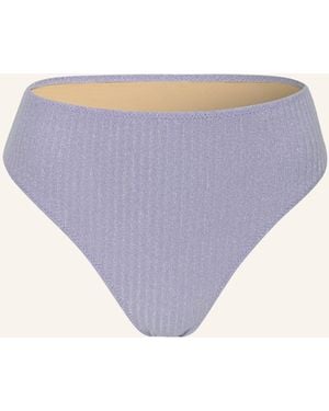 Marie Jo High-Waist-Bikini-Hose TINJIS mit Glitzergarn - Lila