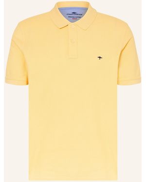 Fynch-Hatton Piqué-Poloshirt - Gelb