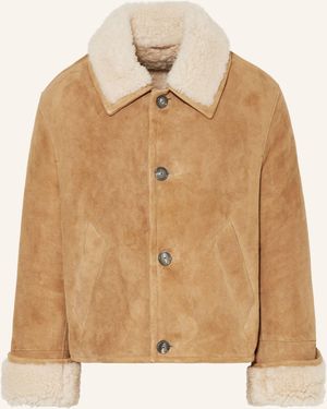 Ami Paris Lederjacke - Natur