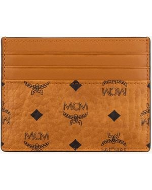 MCM Kartenetui VISETOS ORIGINAL mit Geldklammer - Braun