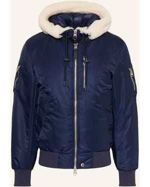 Mackage Daunenblouson AUGUST-Z mit abnehmbarer Kapuze - Blau