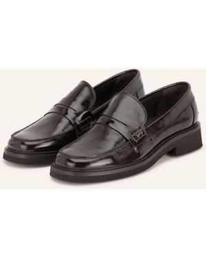 Mrs & HUGS Lack-Loafer - Schwarz