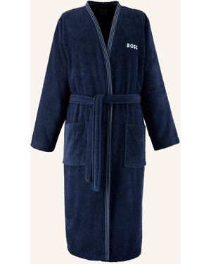 BOSS Bademantel EDGE - Blau