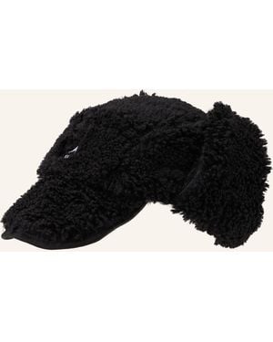 Kangol Kunstfell-Cap - Schwarz