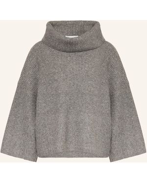 Comma, Rollkragenpullover - Grau