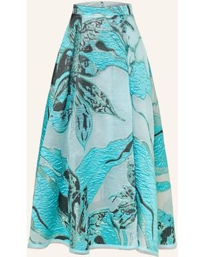 Talbot Runhof Jaquard-Rock - Blau