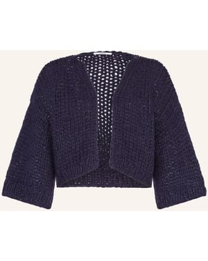 Maiami Strickhülle aus Alpaka mit 3/4-Arm - Blau