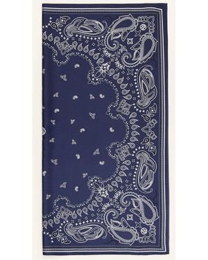 lescarf Seidentuch - Blau