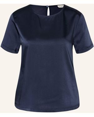 Weekend by Maxmara Blusenshirt GIRLBERT im Materialmix - Blau