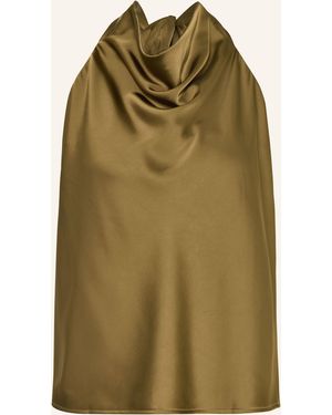 Gestuz Neckholder-Top GZCERINA aus Satin - Grün