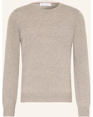 Brunello Cucinelli Cashmere-Pullover - Weiß