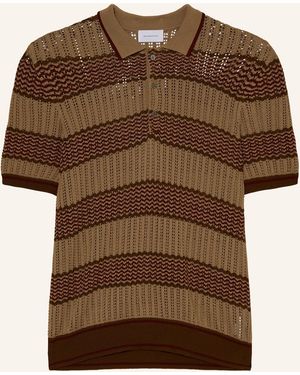 Baldessarini Strick-Poloshirt - Braun