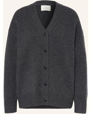 Loulou de Saison Strickjacke DUCA aus Cashmere - Schwarz