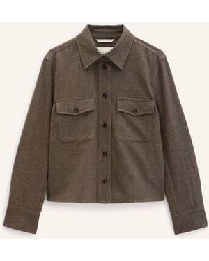 Marc O' Polo Flanellhemd - Braun