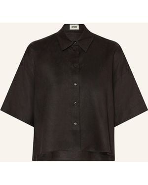 DRYKORN Hemdbluse YARIKA aus Leinen - Schwarz
