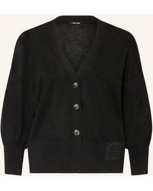 MARC AUREL Strickjacke mit 3/4-Arm - Schwarz