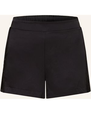 Aubade Schlafshorts MIDNIGHT WHISPER aus Seide - Schwarz