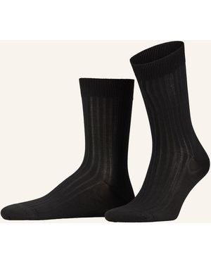 Sandro Socken mit Seide - Schwarz