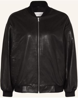 Nour Hammour Lederblouson MARLY - Schwarz