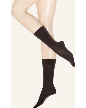 Wolford Fein-Kniestrümpfe VELVET DE LUXE - Mehrfarbig