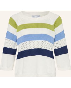 MORE&MORE Pullover mit 3/4-Arm - Blau