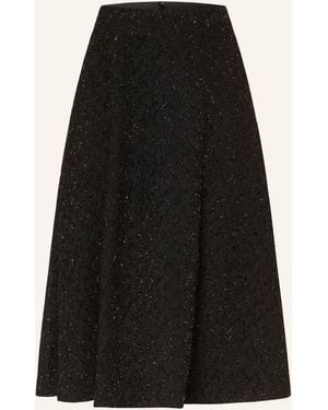 Marc Cain Rock mit Glitzergarn - Schwarz